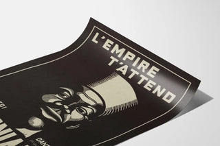 Vintage recruitment poster of the colonial army - The Empire awaits you