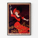 Vintage advertising poster Absinthe Ducros, displayed in a slim frame on a light wall.