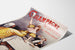 Vintage Champagne Scohyers de Dorlodot advertisement, shown on a gently curved sheet, perspective view.