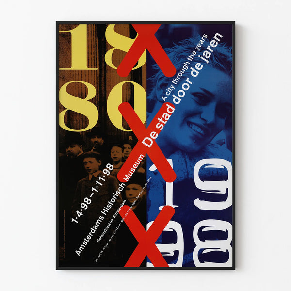 Amsterdam Exhibition Poster of the City Through the Years