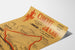 Vintage Circuit d’Anjou poster, walking, presented on a curved sheet, perspective view.