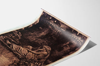 Vintage Verdun poster, Emprunt de Verdun... 6%, shown on a gently curved sheet, perspective view.