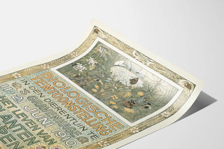 Biological Exhibition Wall Decoration Poster 1910
