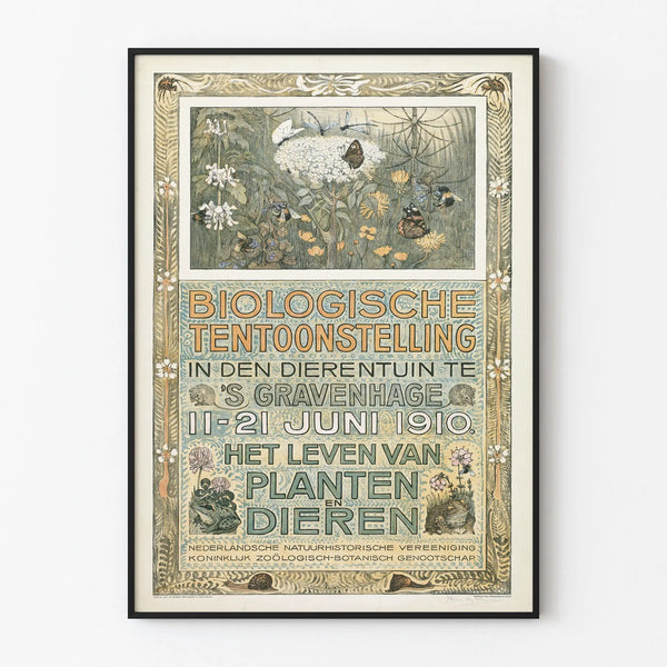 Biological Exhibition Wall Decoration Poster 1910