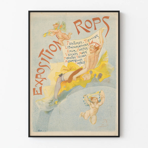 Vintage Poster Exhibition Rops Artistic Wall Decoration