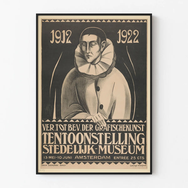 Graphic Exhibition Poster Stedelijk Museum Amsterdam 1922
