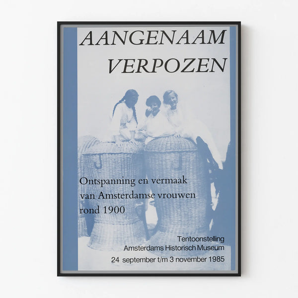 Poster Pleasant Relaxation - Exhibition on the leisure of Amsterdam women around 1900
