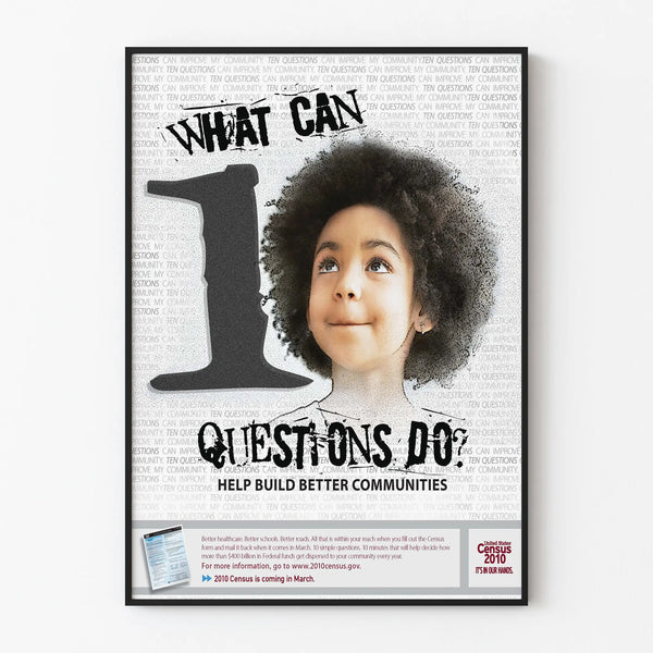 2010 Census Awareness Poster - Building Better Communities