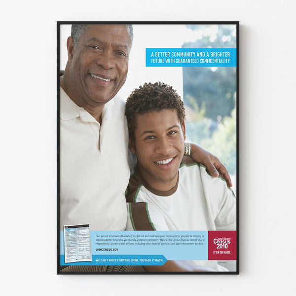 Privacy and Community Poster 2010 Census USA
