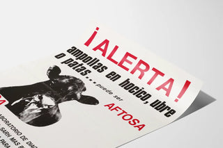Warning Poster Against Foot-and-Mouth Disease