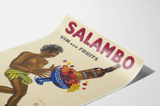 Vintage Poster of Fruit Wine Salambo