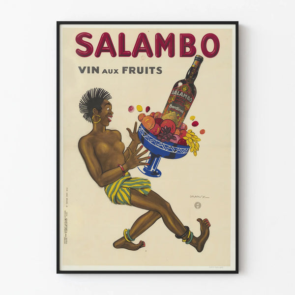 Vintage Poster of Fruit Wine Salambo