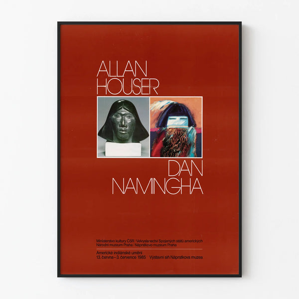 Exhibition Poster of Allan Houser & Dan Namingha Native American Art