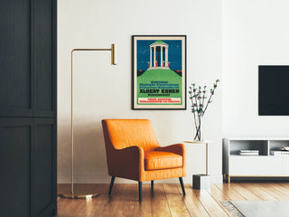 Vintage Albert Ebner Kunstanstalt Advertising Poster