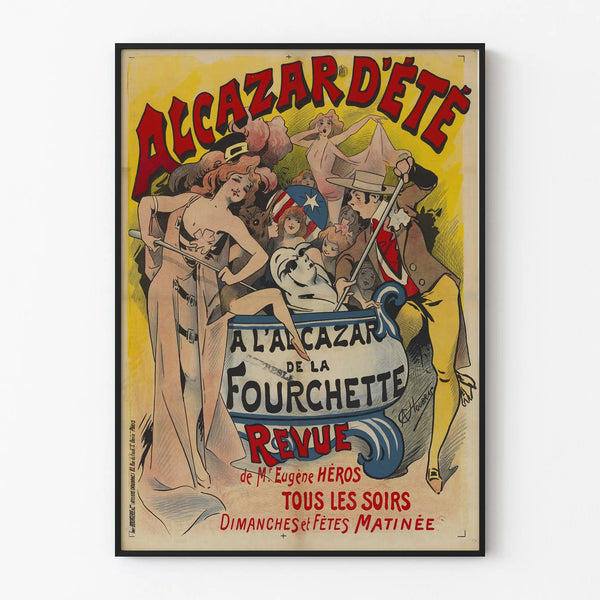 Vintage Summer Alcazar Poster Review by Mr. Eugène Héros