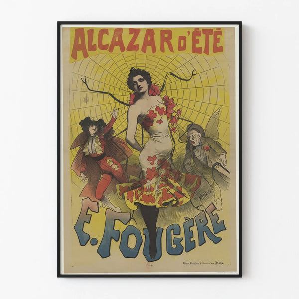 Vintage Summer Alcazar Poster by E. Fougère