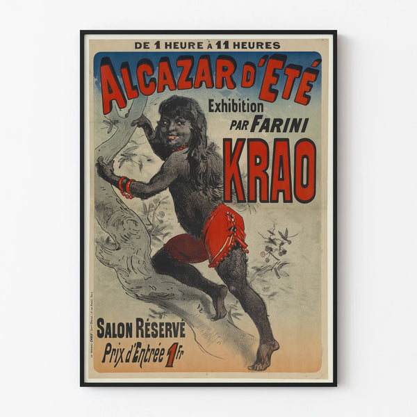 Vintage Summer Alcazar Poster by Farini Krao