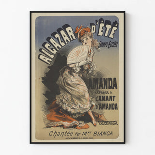 Vintage Summer Alcazar Poster - Amanda's Response to Amanda's Lover