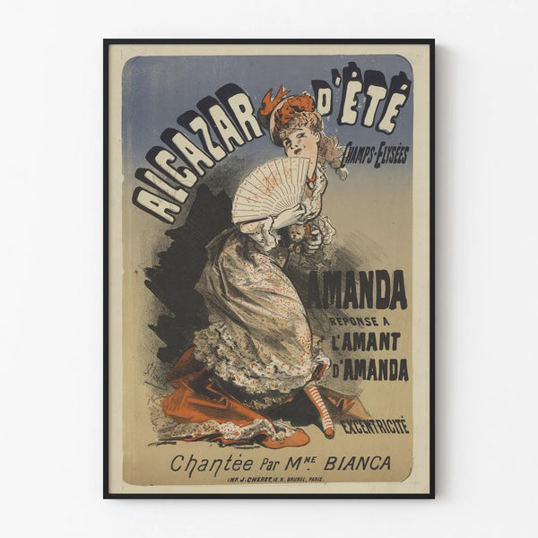 Vintage Summer Alcazar Poster - Amanda's Response to Amanda's Lover