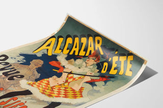 Vintage Alcazar Summer Poster from the Fin de Siècle Review