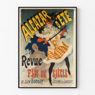 Vintage Alcazar Summer Poster from the Fin de Siècle Review