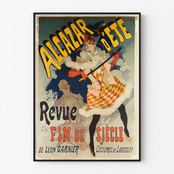Vintage Alcazar Summer Poster from the Fin de Siècle Review