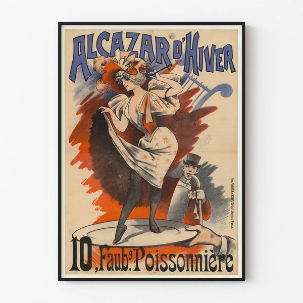 Vintage poster of Alcazar d'Hiver 10 Faubourg Poissonnière