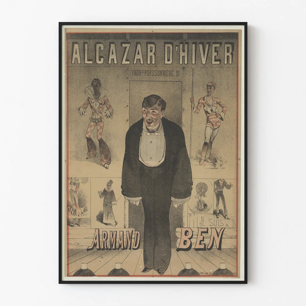 Vintage poster of Alcazar d’Hiver - Armand Ben