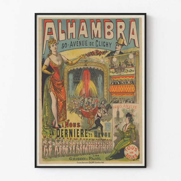 Retro Poster Alhambra 50 Avenue de Clichy Review Latest
