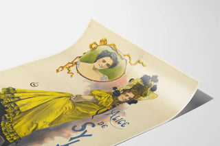 Vintage Alice Poster by Sylva in Yellow Dress