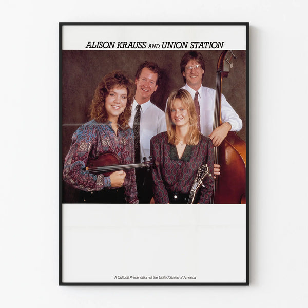 Alison Krauss and Union Station Poster Country Folk Musicians