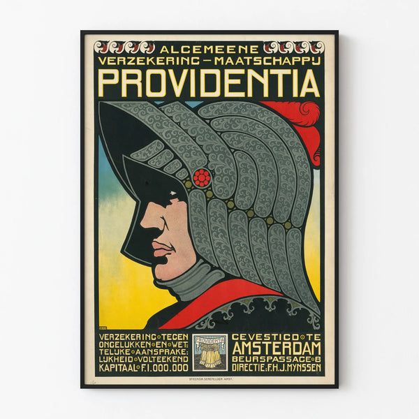 Vintage insurance poster Providentia Amsterdam