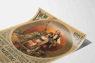 Vintage Poster for the General Exhibition of Lemberg 1894