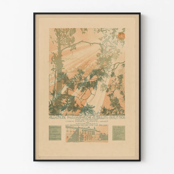 Vintage Poster of the 1906 Berlin Photographic Exhibition