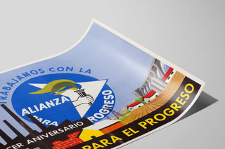 Alliance for Progress Poster - Industrial and Rural Wall Decoration — artwork view