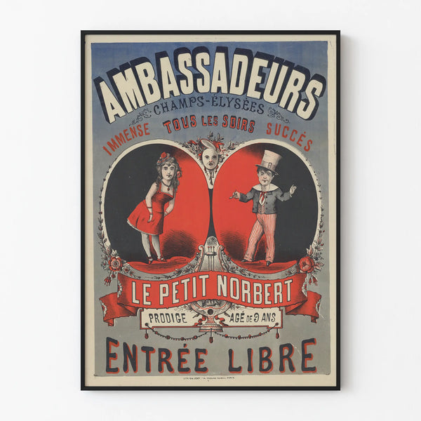 Vintage Poster Ambassadeurs Le Petit Norbert