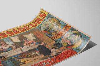 Vintage poster Les Quatre Vendômes Musical Laundry — artwork view