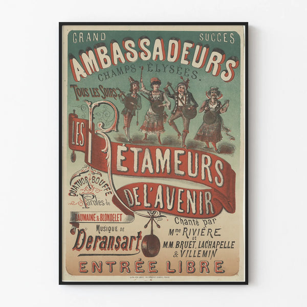 Vintage Poster The Future Reclaimers - Retro Wall Decoration