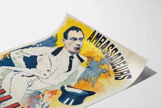 Vintage poster of Ambassadeurs Paulus, the popular singer
