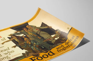Vintage Poster Save the Food - American Food Administration — artwork view