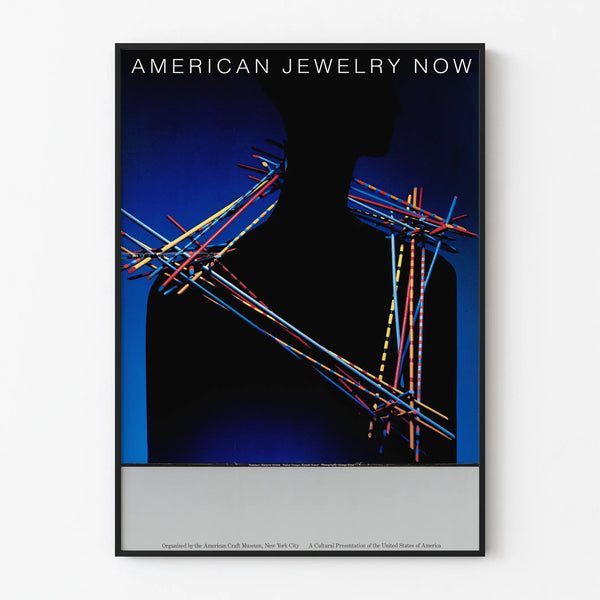 Modern American Jewelry Poster - Contemporary Wall Decoration
