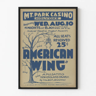 American Wing Theater Poster at Mt. Park Casino