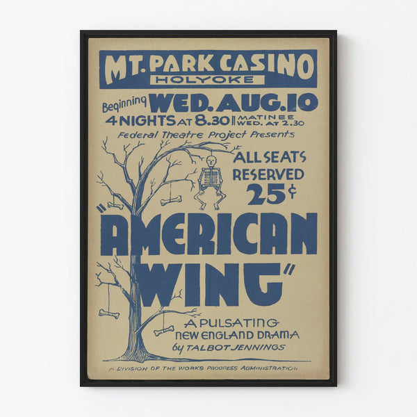 American Wing Theater Poster at Mt. Park Casino