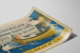 Vintage Poster Cohen Goldman & Co - Trousers Collection 1902 — artwork view