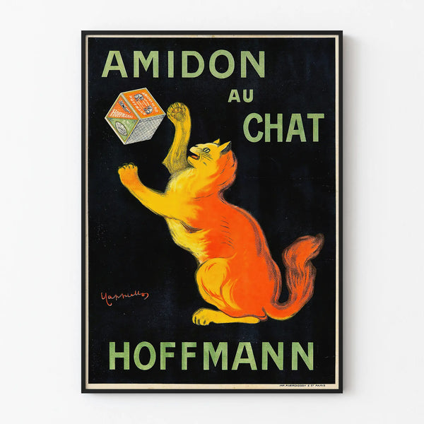 Vintage poster Amidon au Chat Hoffmann - Retro animated decorative poster