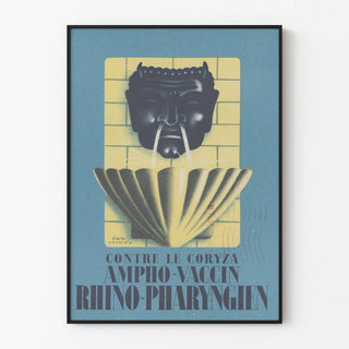 Vintage poster for Ampho-Vaccin Rhino-Pharyngien against the Cold
