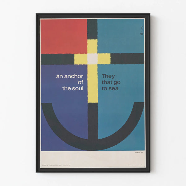 Poster Design Anchor of the Soul – Modern Wall Decoration