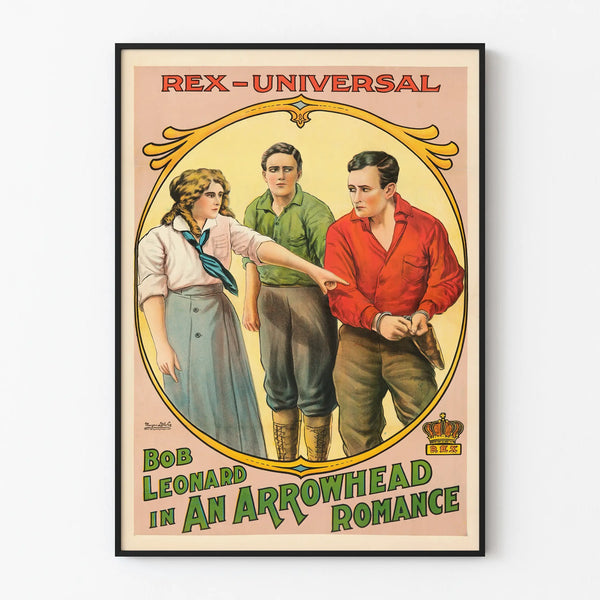 Vintage poster for the film An Arrowhead Romance