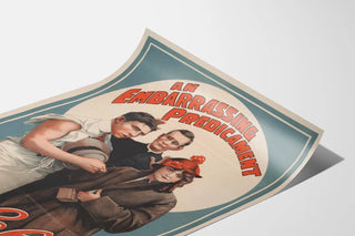 Vintage comedy poster « An Embarrassing Predicament »