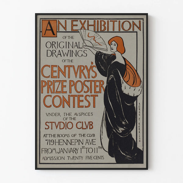 Vintage Poster Exhibition Original Drawings Poster Contest